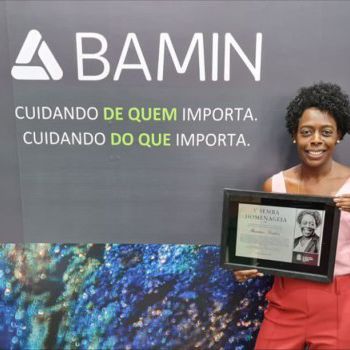 Diretora da BAMIN é homenageada no Semba