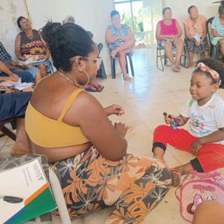 Racismo e saúde mental pautam roda de conversa da BAMIN com comunidade quilombola do Morro do Miriqui