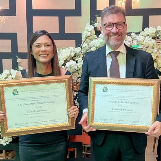 Colaboradores da BAMIN recebem títulos de Cidadã e Cidadão Caetiteense