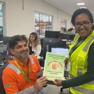 Blitz Educativa movimenta colaboradores da BAMIN e terceiros no Porto Sul