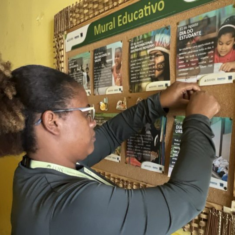 Murais educativos reforçam conscientização ambiental em Carobeira e Castelo Novo