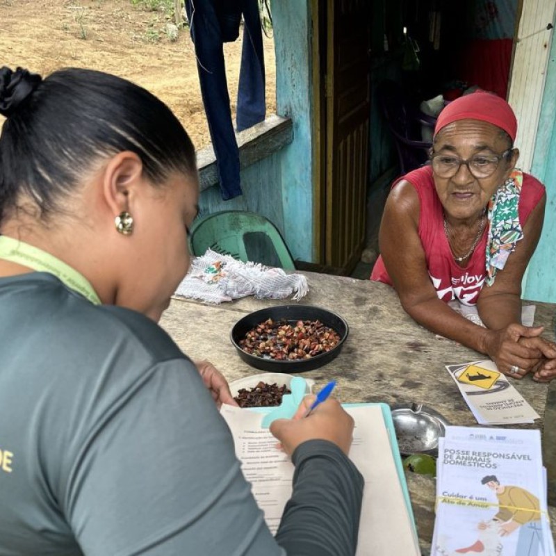 ‘Saúde Animal’ leva orientação sobre posse responsável à comunidade de Itariri, em Ilhéus