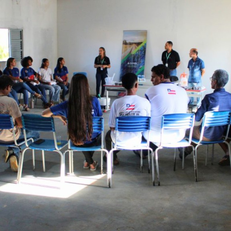 BAMIN promove oficinas de oportunidades em comunidades de Itagi e Maracás