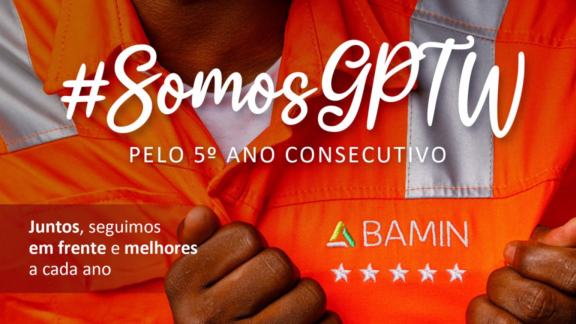 BAMIN é certificada como uma das melhores empresas para trabalhar pelo 5o ano