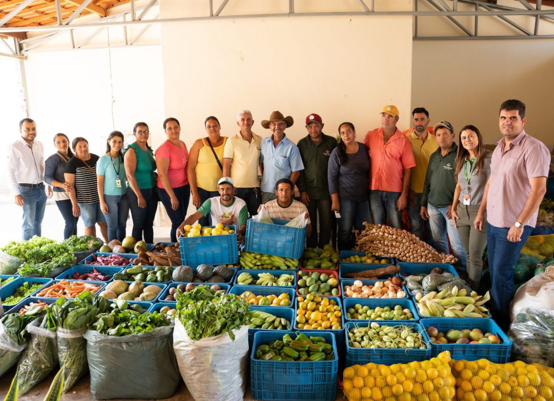 Produtores rurais assistidos pelo Programa Germinação entregam mais de 2 mil quilos de alimentos agroecológicos em Pindaí