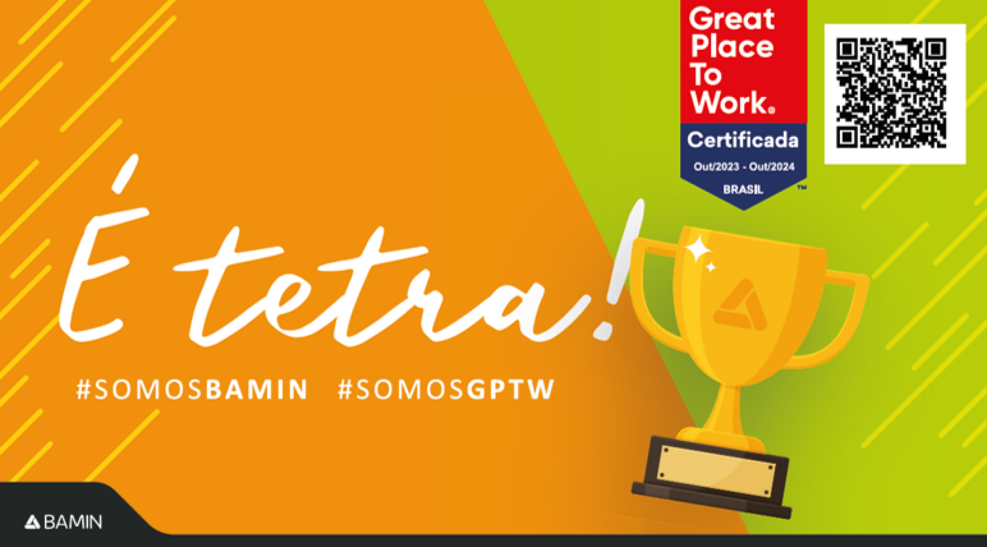 BAMIN recebe certificação GPTW 2023