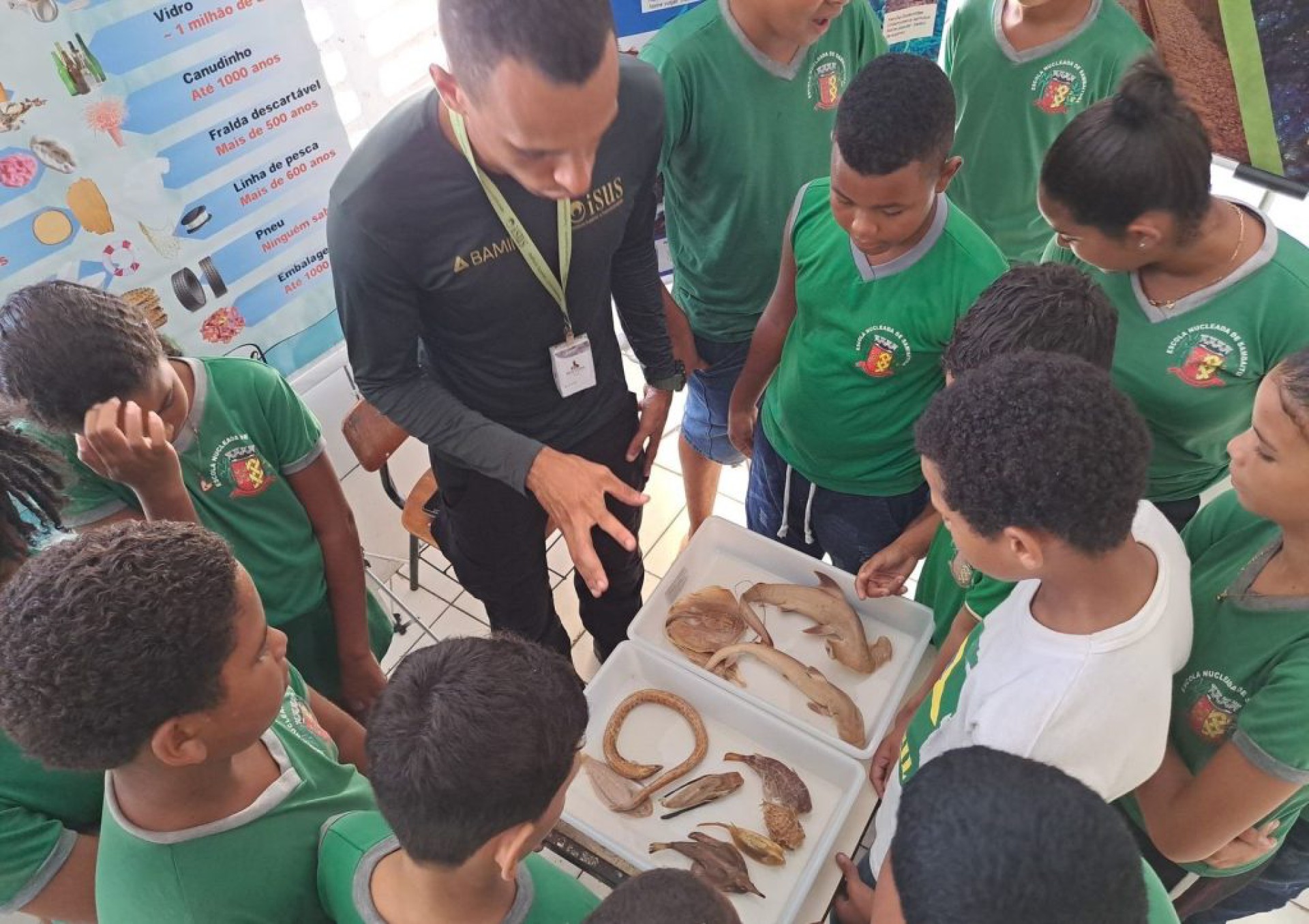 “Cultura Oceânica” estimula consciência ambiental em escola pública de Ilhéus