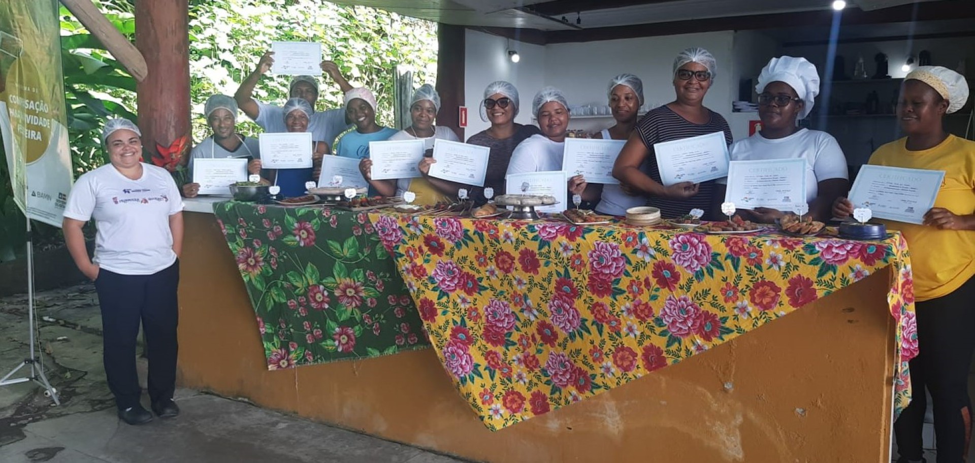 BAMIN realiza oficina culinária com pescadores e marisqueiras
